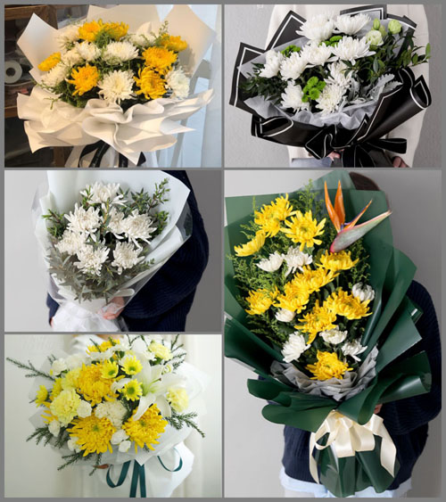 陕西汉中市宁强县白事花束代送